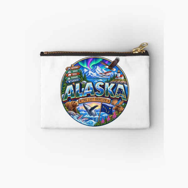 Item preview, Alaska The Last Frontier Vintage Travel Design designed and sold by Awarrie.
