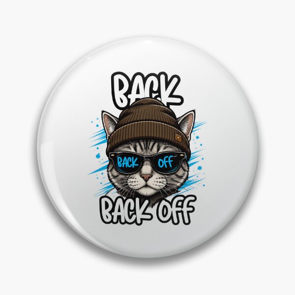 Item preview, Sarcastic Cool Cat Back Off Beanie Sunglasses designed and sold by WelLarsDigitals.