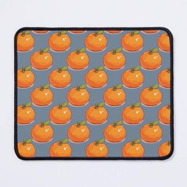 Item preview, Clementine Pattern – Retro Orange Citrus Fruit & Green Leaves 8 designed and sold by SimplePoDesign.