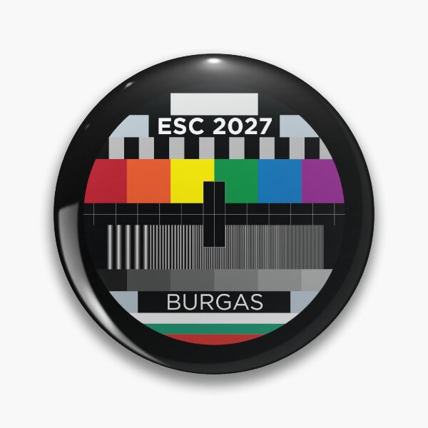 Item preview, ESC Testcard [2027, Burgas] designed and sold by lazarusheart.