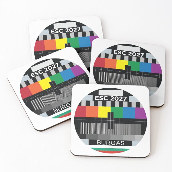 Item preview, ESC Testcard [2027, Burgas] designed and sold by lazarusheart.