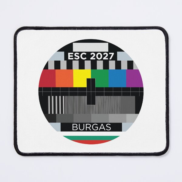 Item preview, ESC Testcard [2027, Burgas] designed and sold by lazarusheart.