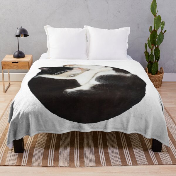 Aperçu de l'œuvre Chat endormi Yin-Yang créée et vendue par studio-ladybug.