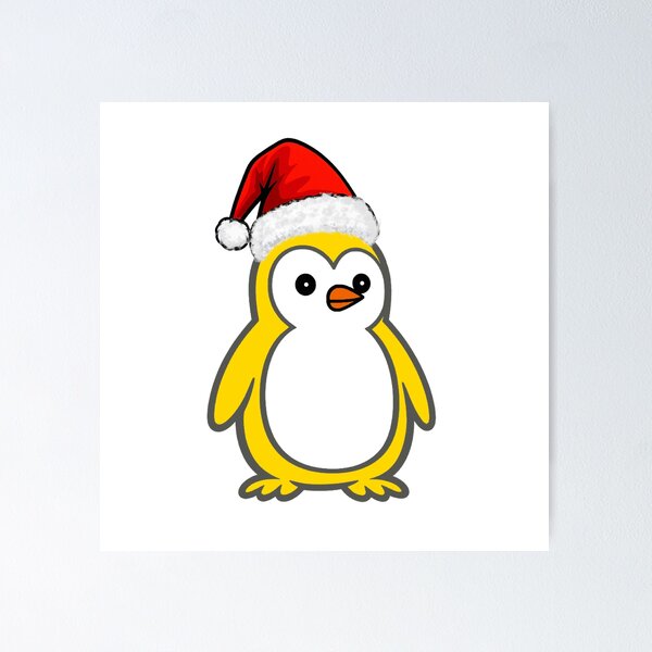 Item preview, Santa Pippo Penguin | Cute Minimalist Christmas Character designed and sold by Pippo-Penguin.