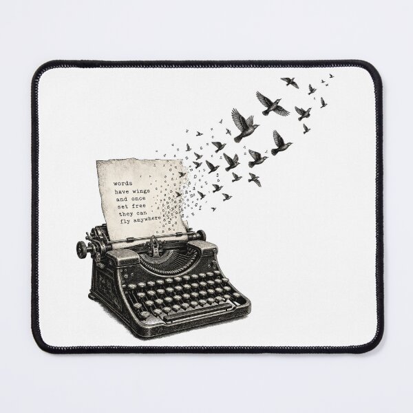 Item preview, Typewriter Dreams | Vintage Writer & Book Lover Typography T-Shirt designed and sold by rushaib.