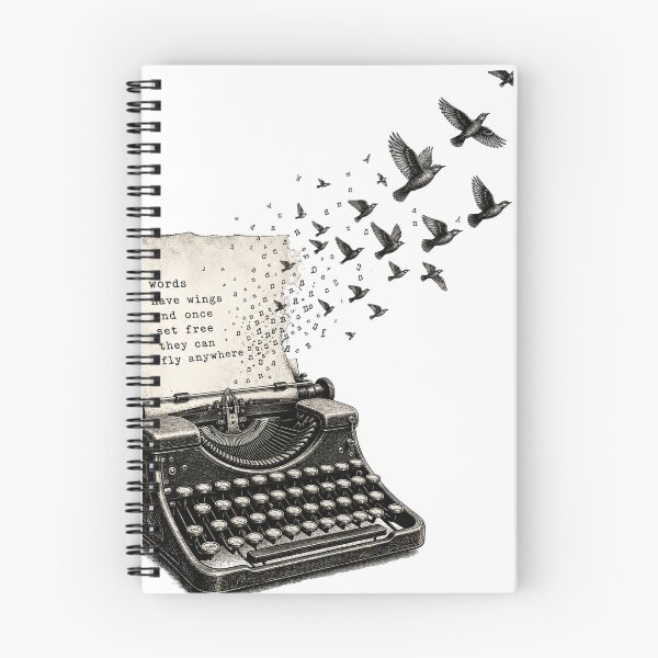 Item preview, Typewriter Dreams | Vintage Writer & Book Lover Typography T-Shirt designed and sold by rushaib.