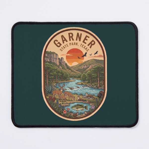 Item preview, Garner State Park Texas Vintage Frio River Wildlife Badge designed and sold by LittleArij.