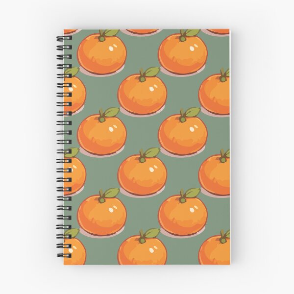 Item preview, Clementine Pattern – Retro Orange Citrus Fruit & Green Leaves 9 designed and sold by SimplePoDesign.