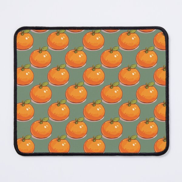 Item preview, Clementine Pattern – Retro Orange Citrus Fruit & Green Leaves 9 designed and sold by SimplePoDesign.