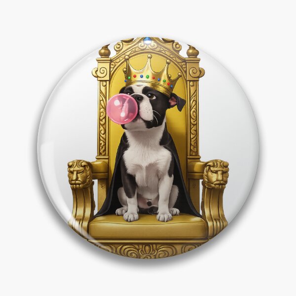 Item preview, King Dog with Bubble Gum designed and sold by donpufanft.