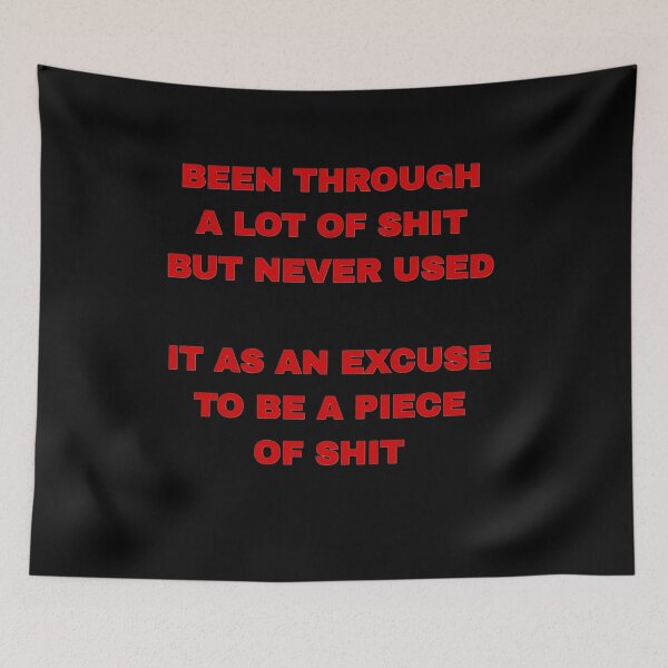 Item preview, Been Through a Lot of Shit But Never Used It as an Excuse designed and sold by 101-Stor.