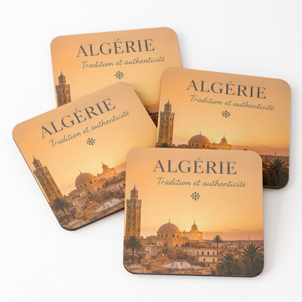 Item preview, Algerian Mosque at Golden Hour — Tradition and Authenticity designed and sold by Louise2026.