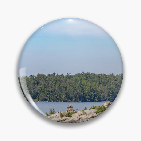Item preview, Killbear Provincial Park, ON - Scenic Inukshuks on Rocky Shores designed and sold by jrtwynam.