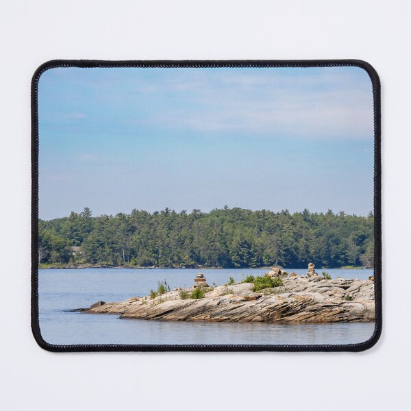 Item preview, Killbear Provincial Park, ON - Scenic Inukshuks on Rocky Shores designed and sold by jrtwynam.