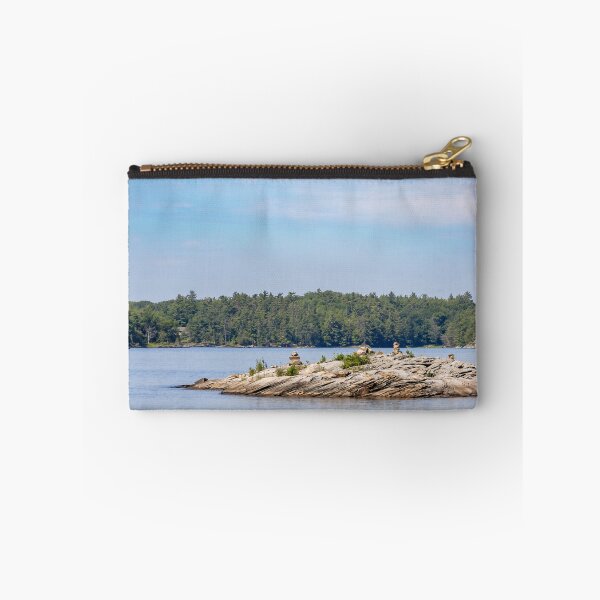 Item preview, Killbear Provincial Park, ON - Scenic Inukshuks on Rocky Shores designed and sold by jrtwynam.