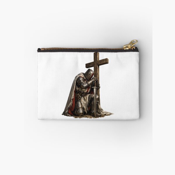 Item preview, Praying Templar Knight at the Cross designed and sold by HolyLandDesigns.