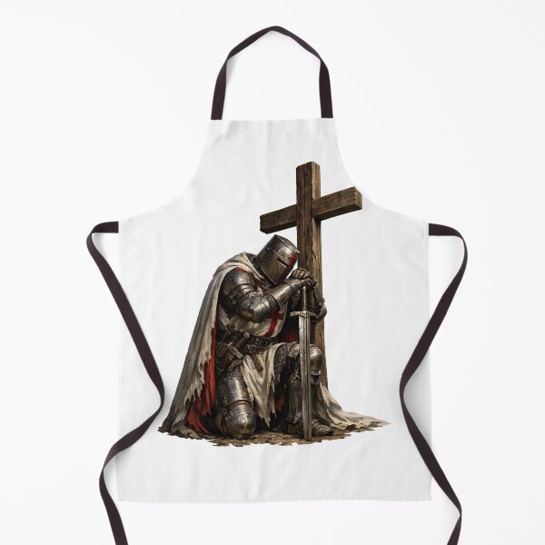 Item preview, Praying Templar Knight at the Cross designed and sold by HolyLandDesigns.