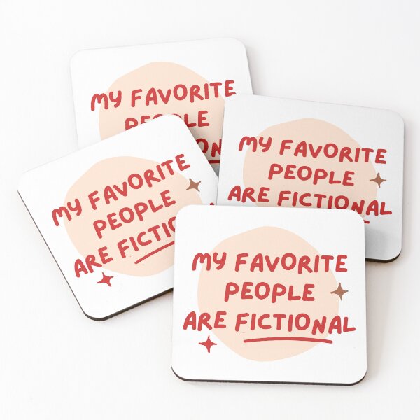 Item preview, My favorite people are fictional designed and sold by midnightwillow.