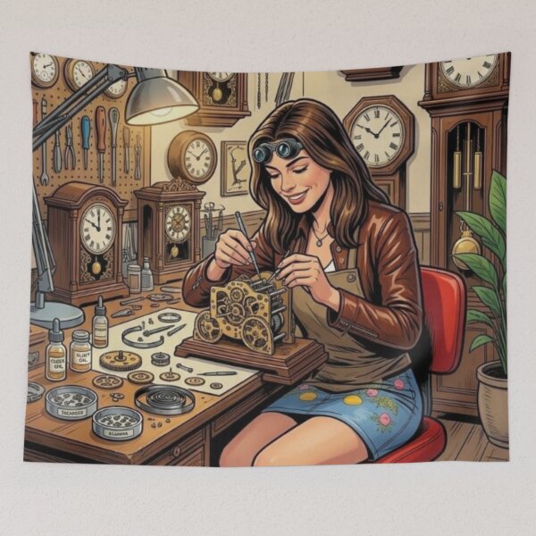 Item preview, Lederbraun: Clock Mender designed and sold by Lederbraun.