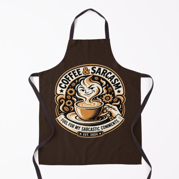 Item preview, Coffee & Sarcasm Retro Coffee Badge designed and sold by FABIOLA1970.