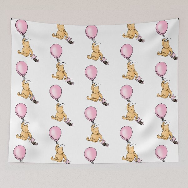 Item preview, Winnie The Pooh Pink Balloon designed and sold by weinermercedez.