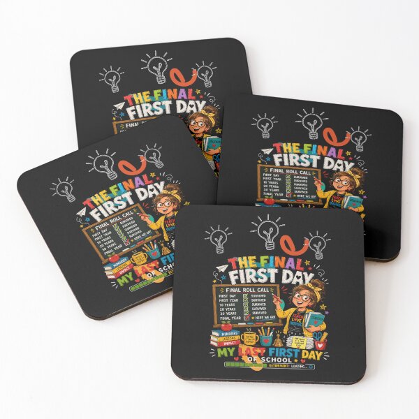Item preview, My Last First Day of School Retiring Teacher Funny School Design designed and sold by DarkRelicStudio.