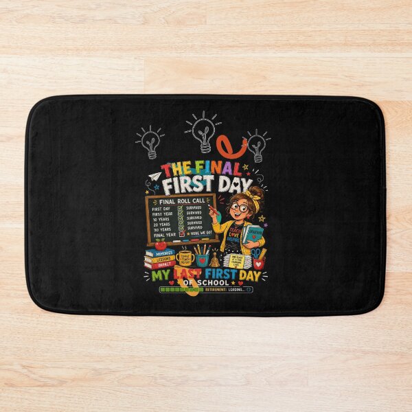 Item preview, My Last First Day of School Retiring Teacher Funny School Design designed and sold by DarkRelicStudio.