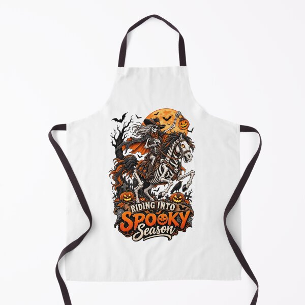 Item preview, Skeleton Horse Riding Into Spooky Season designed and sold by Ayden World.