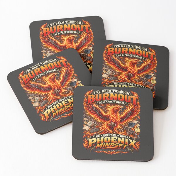 Item preview, Phoenix Mindset Burnout Recovery Resilience designed and sold by FABIOLA1970.