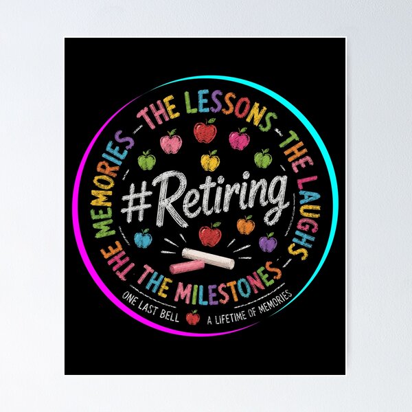 Item preview, My Last First Day of School Retiring Teacher Funny School Design designed and sold by DarkRelicStudio.