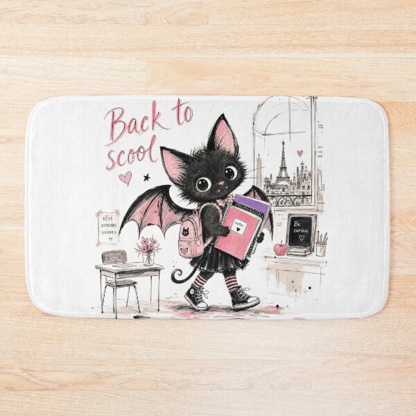 Item preview, Back to School Bat Kitty Pattern designed and sold by MaduroStyling.