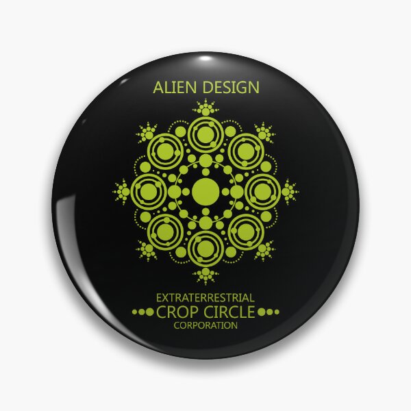 Item preview, Extraterrestrial Crop Circle Corporation Alien Design 11 designed and sold by MagicEyesOnly.