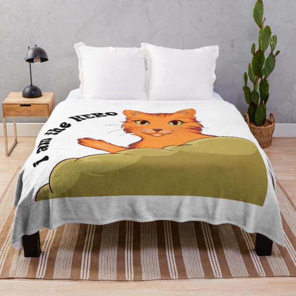 Item preview, I am the hero cat designed and sold by manojbalan1968.