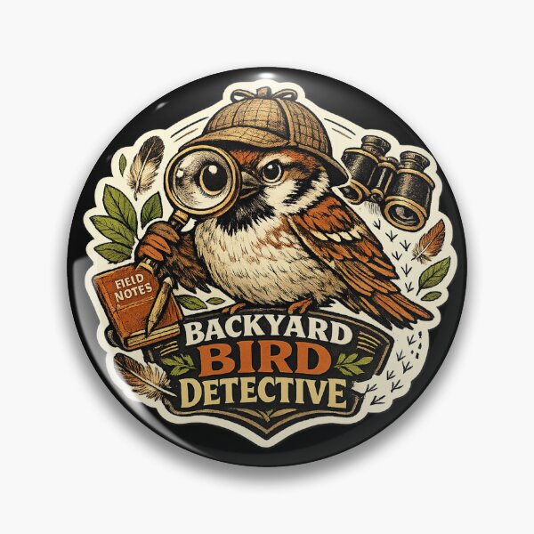 Item preview, Backyard Bird Detective Funny Birdwatching Design designed and sold by limos.