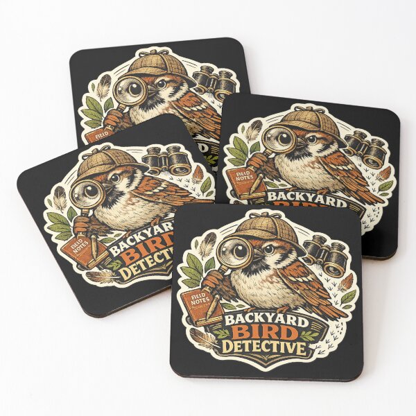 Item preview, Backyard Bird Detective Funny Birdwatching Design designed and sold by limos.