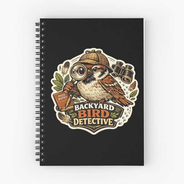 Item preview, Backyard Bird Detective Funny Birdwatching Design designed and sold by limos.