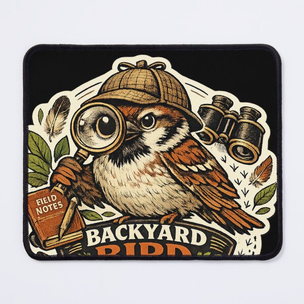 Item preview, Backyard Bird Detective Funny Birdwatching Design designed and sold by limos.