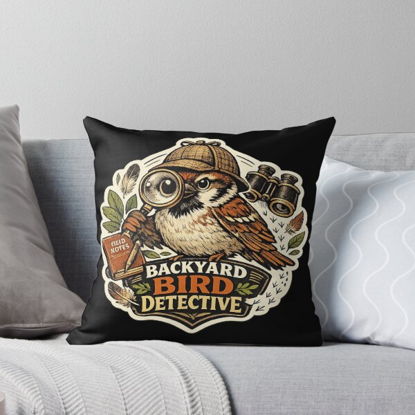 Item preview, Backyard Bird Detective Funny Birdwatching Design designed and sold by limos.