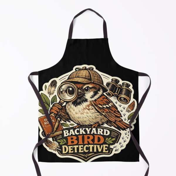 Item preview, Backyard Bird Detective Funny Birdwatching Design designed and sold by limos.