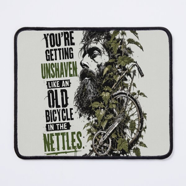 Item preview, Old Bicycle in the Nettles designed and sold by FABIOLA1970.