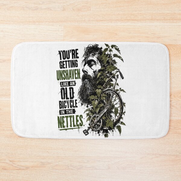 Item preview, Old Bicycle in the Nettles designed and sold by FABIOLA1970.