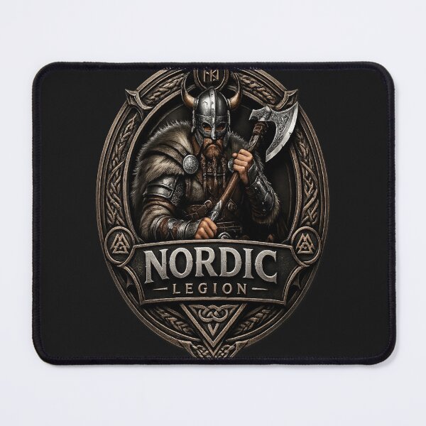 Item preview, Nordic Legion Viking Warrior Emblem designed and sold by FABIOLA1970.