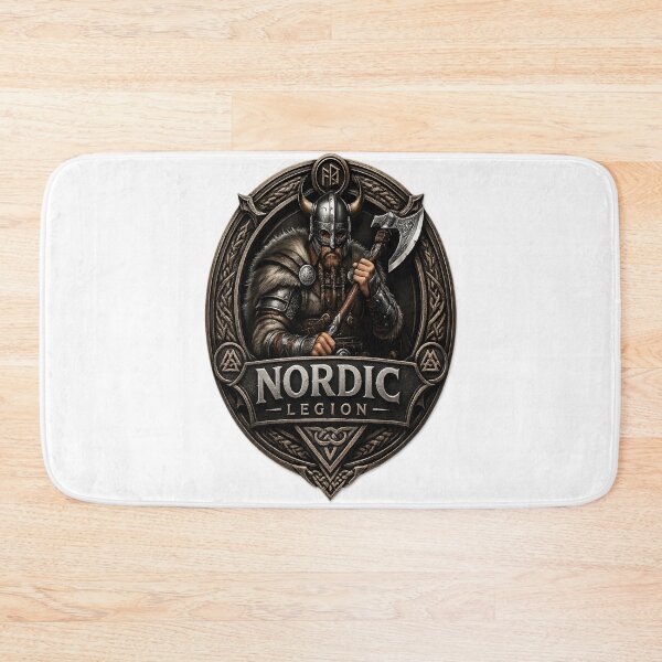 Item preview, Nordic Legion Viking Warrior Emblem designed and sold by FABIOLA1970.