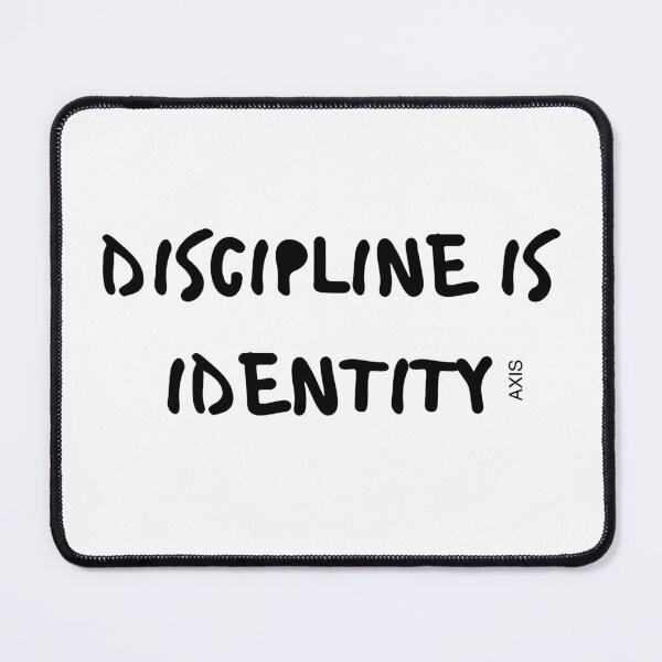 Item preview, Discipline Is Identity – Minimalist Motivation Design for Traders, Entrepreneurs & High Performers designed and sold by AXIS-EQUILIBRIO.