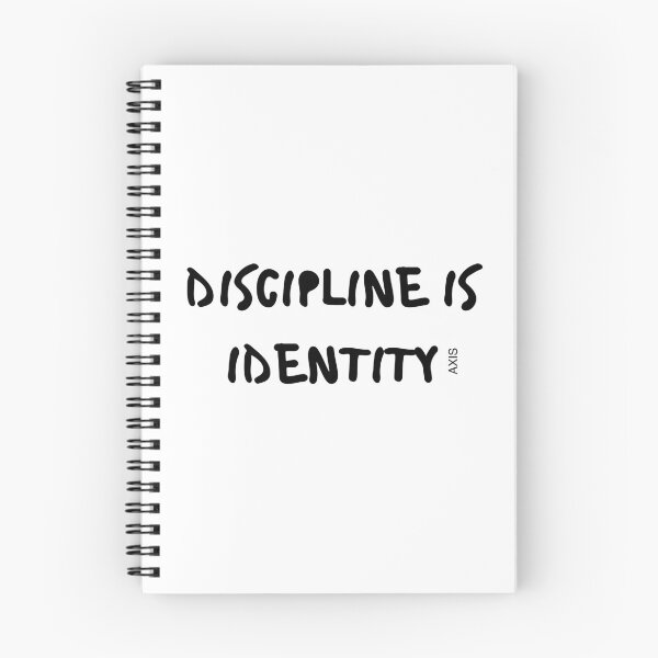 Item preview, Discipline Is Identity – Minimalist Motivation Design for Traders, Entrepreneurs & High Performers designed and sold by AXIS-EQUILIBRIO.