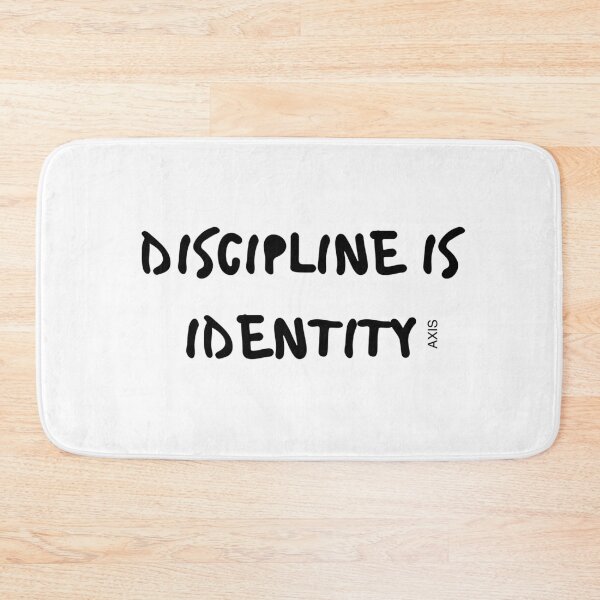 Item preview, Discipline Is Identity – Minimalist Motivation Design for Traders, Entrepreneurs & High Performers designed and sold by AXIS-EQUILIBRIO.