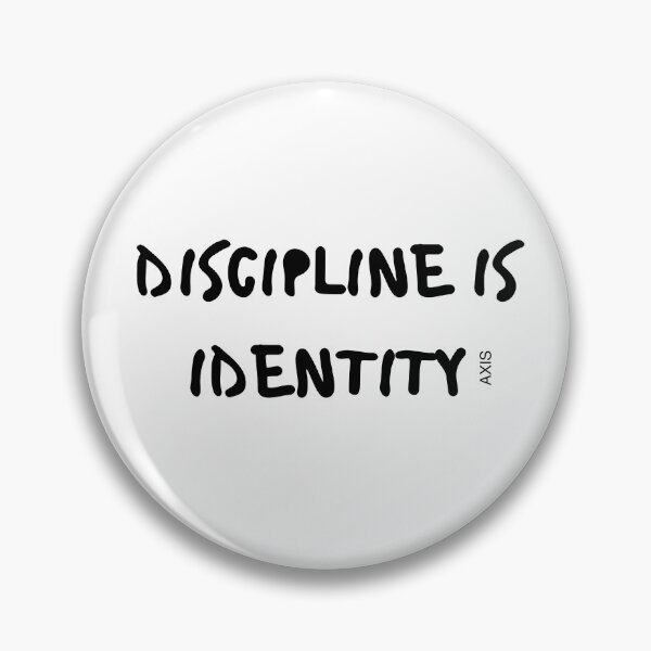 Item preview, Discipline Is Identity – Minimalist Motivation Design for Traders, Entrepreneurs & High Performers designed and sold by AXIS-EQUILIBRIO.
