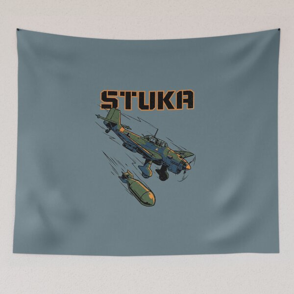 Item preview, Stuka Dive Bomber Ju 87 WW2 Aviation Warbird Art designed and sold by KiwiRider.