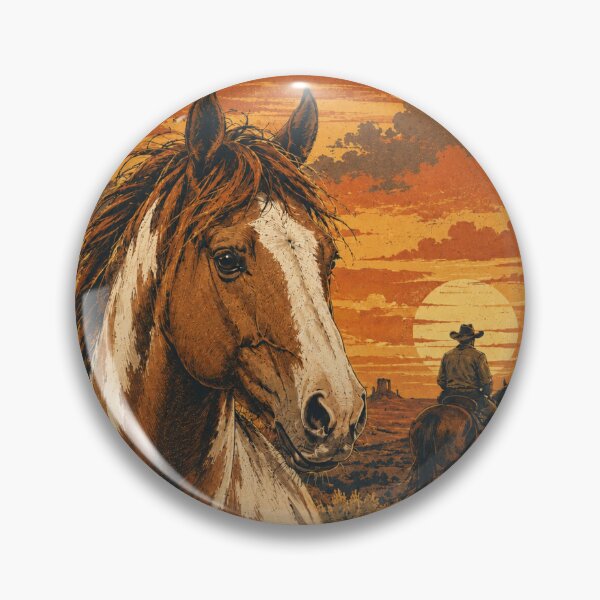 Item preview, Vintage Western Horse designed and sold by Bartas2026.