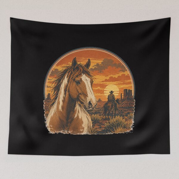 Item preview, Vintage Western Horse designed and sold by Bartas2026.